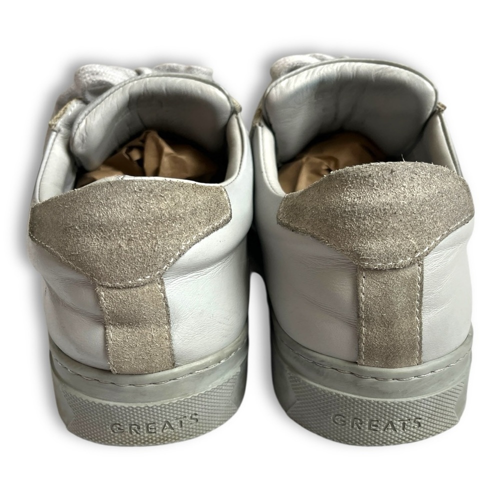 Greats The Royale Grey Leather/Suede Lowtop Lace up Womens Sneakers Sz 10 - Picture 11 of 11